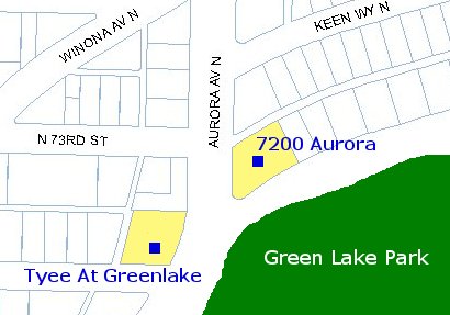 Green Lake Condo Map
