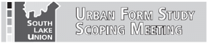 SLU Urban Form Scoping meeting