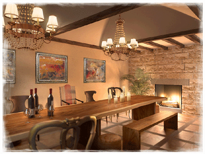 club cielo wine cave dining room