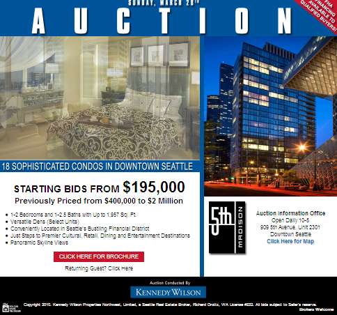 5th and Madison condo auction
