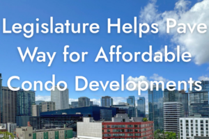 Legislature Helps Spur Small Affordable Condos