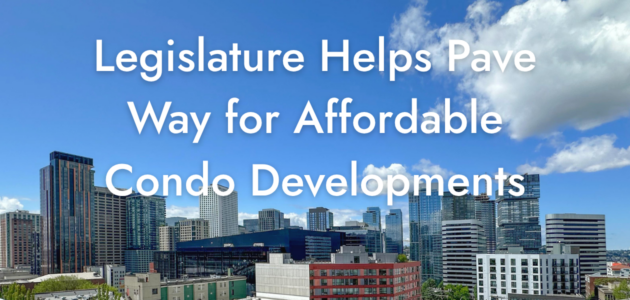 Legislature Helps Spur Small Affordable Condos